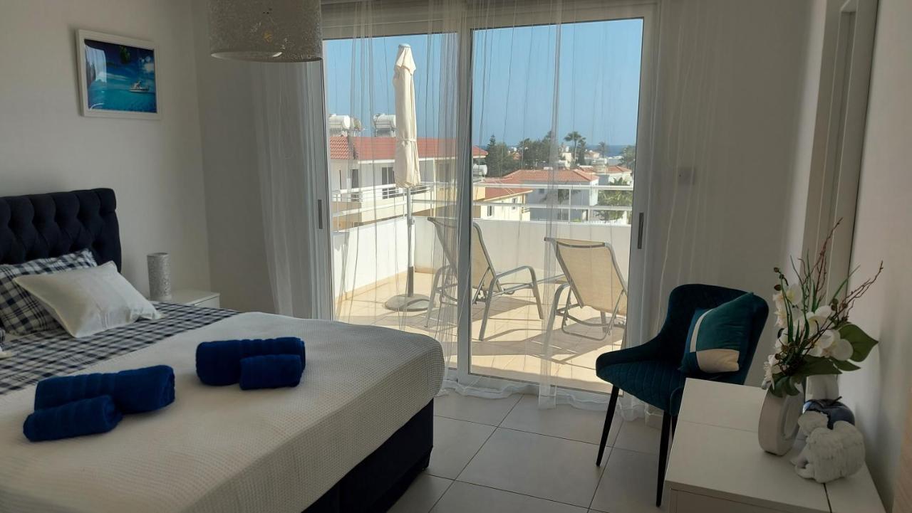 Nissi 3 Amazing Sea View Apartment Aya Napa Dış mekan fotoğraf