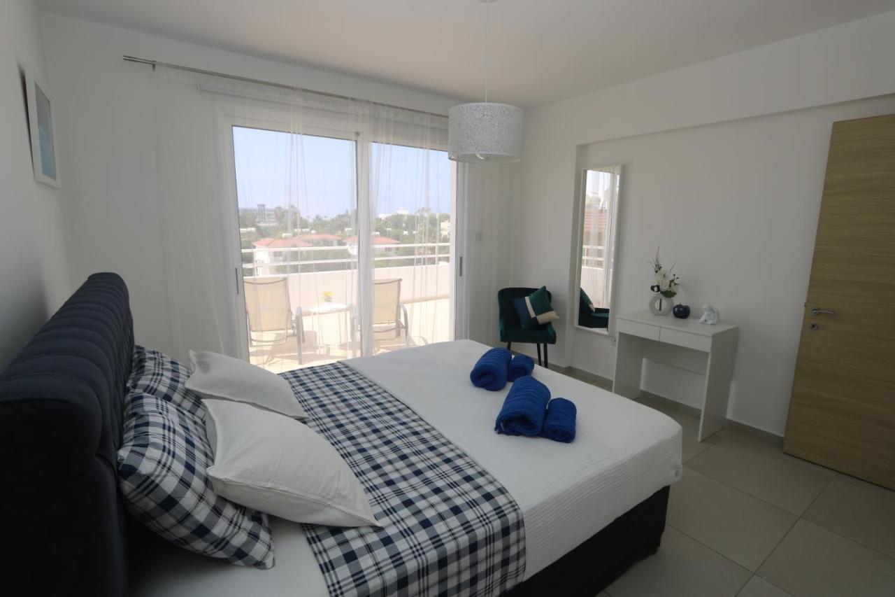 Nissi 3 Amazing Sea View Apartment Aya Napa Dış mekan fotoğraf