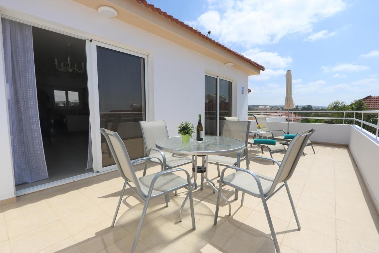 Nissi 3 Amazing Sea View Apartment Aya Napa Dış mekan fotoğraf