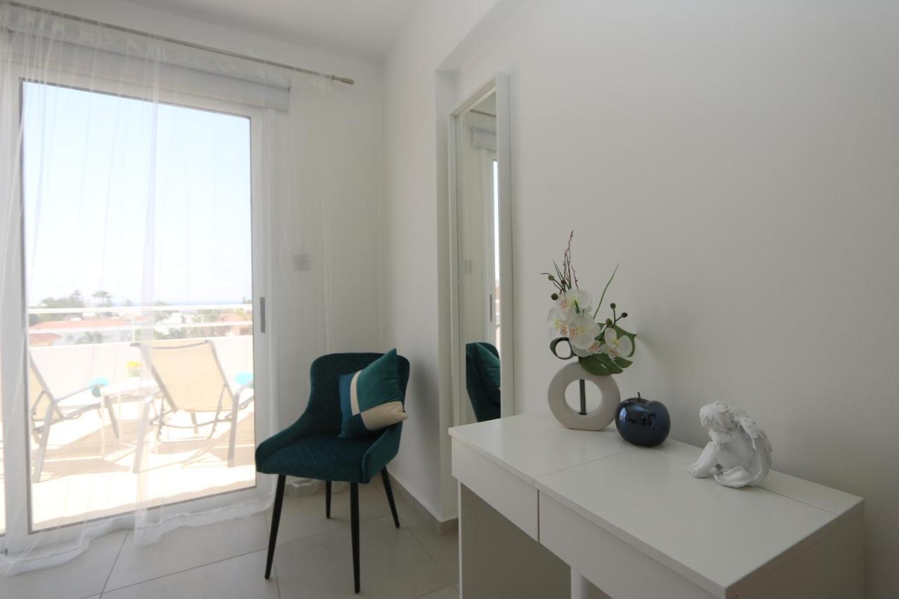 Nissi 3 Amazing Sea View Apartment Aya Napa Dış mekan fotoğraf