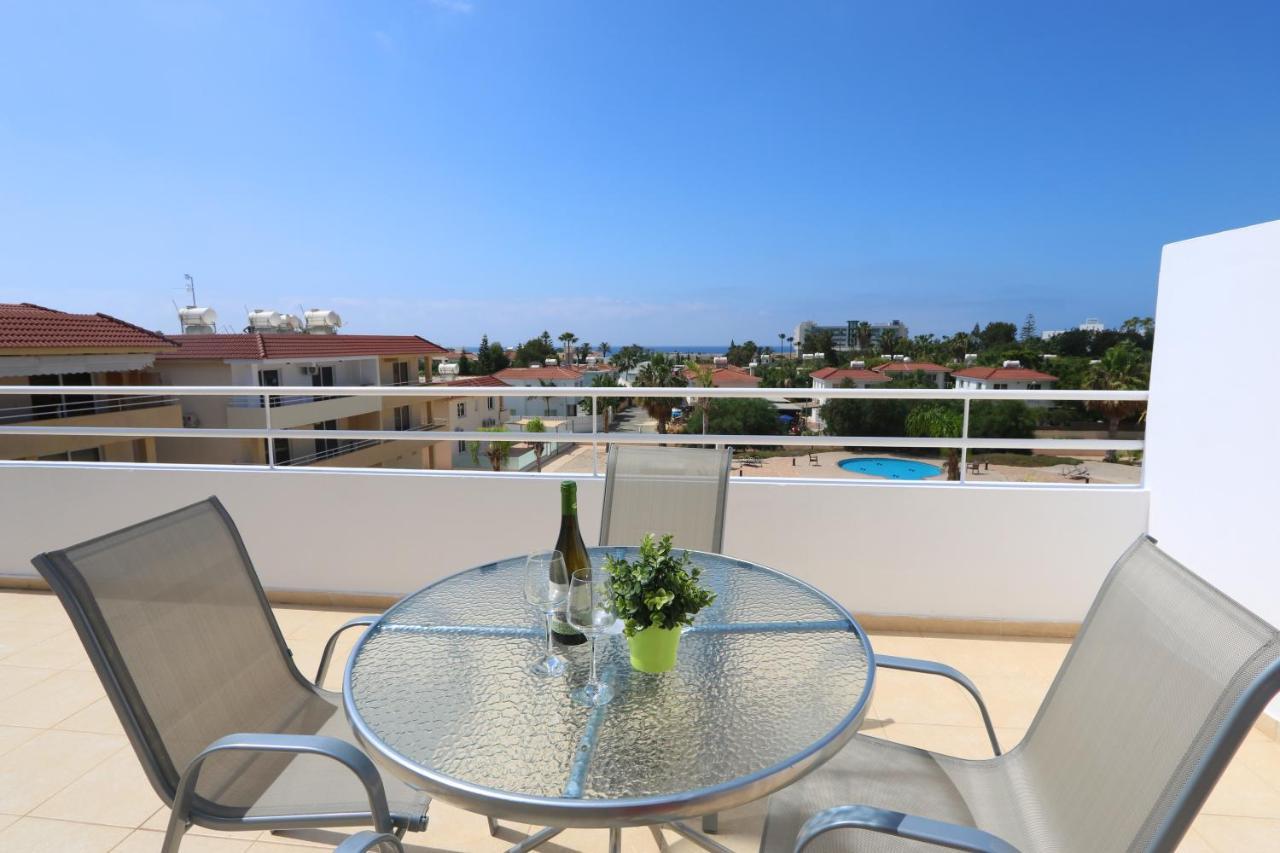 Nissi 3 Amazing Sea View Apartment Aya Napa Dış mekan fotoğraf