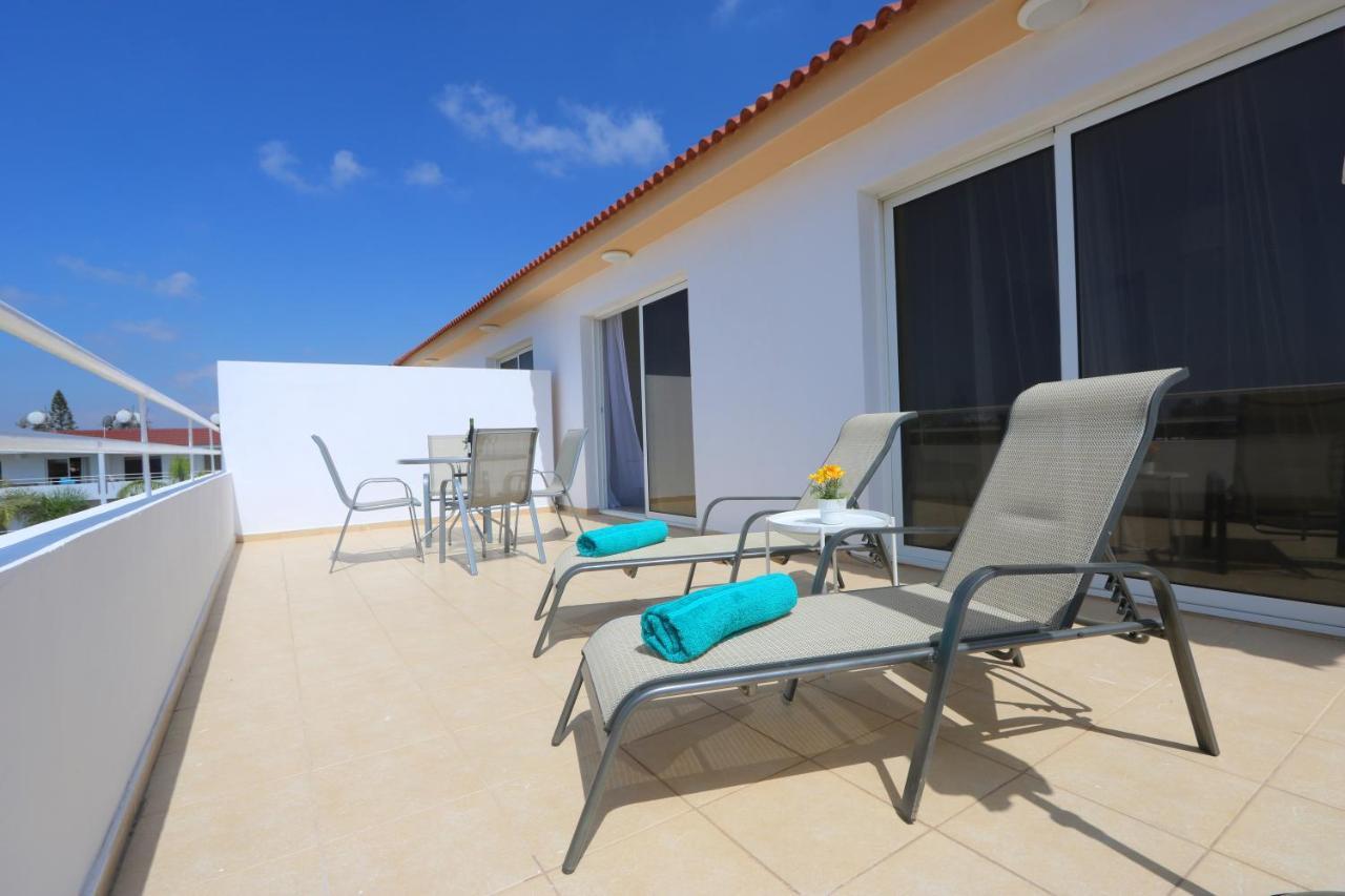 Nissi 3 Amazing Sea View Apartment Aya Napa Dış mekan fotoğraf