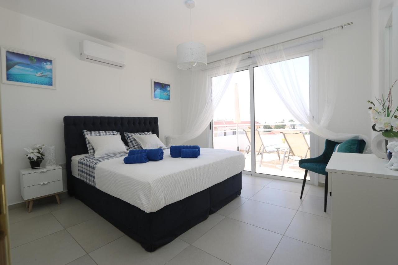 Nissi 3 Amazing Sea View Apartment Aya Napa Dış mekan fotoğraf